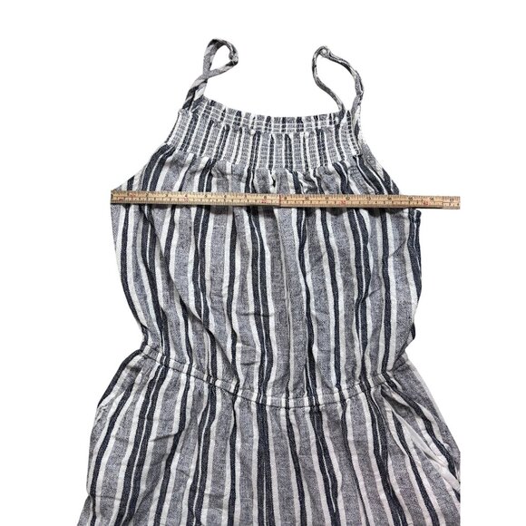 Old Navy Womens Striped Jumpsuit Size M Linen & Rayon Blend - Picture 9 of 10